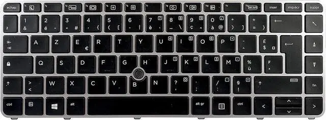 Alt view image 3 of 6 - Replacement French Backlit Keyboard for HP 840 G3, 745 G3, 840 G4, 745 G4