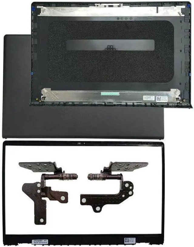 Main image of Black Shell Replacement for DELL Inspiron 15 3510 3511 3515 3520 3525 LCD Back Cover Top Rear Lid Case & Front Bezel & Screen Hinges