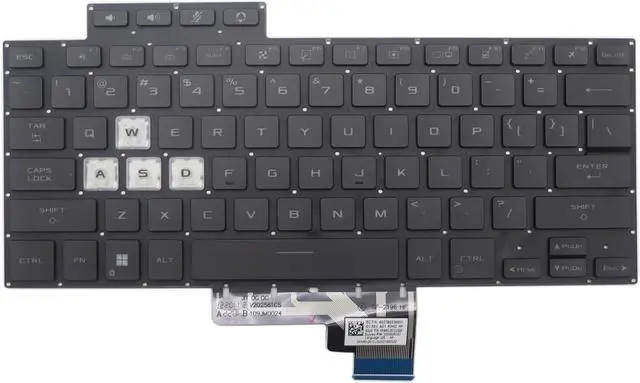 Main image of New Replacement Keyboard for Asus TUF Air FX516 FX516P FX516PC FX516PE FX516PR FX516PM FA516 Backlit US