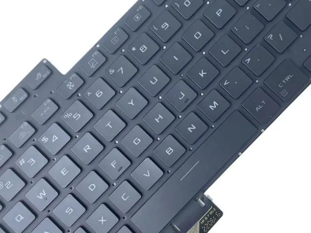 Alt view image 5 of 5 - Leboncin Replacement Laptop Keyboard for Asus Zephyrus Gu604 G16, USB-C, 104 Keys, Backlit, No Frame
