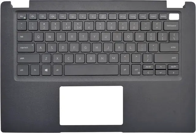 Main image of Laptop Keyboard Compatible for Dell Latitude 3410 00MC2P 0MC2P 460.0KA0A.0011 US Layout Backlit Black Palmrest Upper Cover Case