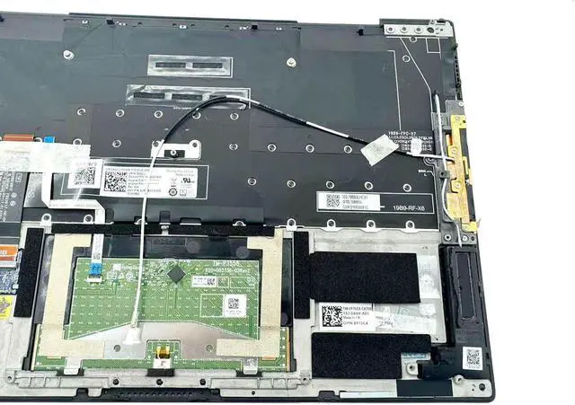 Alt view image 3 of 5 - New for XPS 13 9300 9310 Laptop Palmrest Upper Case US Backlight Keyboard Cover C Lid 0Y75C4 Y75C4