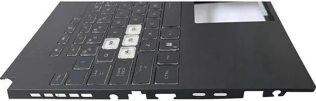 Alt view image 5 of 7 - New Replacement for ASUS TUF Dash 15 FA507/FX507 Series FA507R/RC/RE & FX507Z/ZM/ZR Laptop Palmrest Upper Case Backlit Keyboard Assembly Part 90NR0951-R31 90NR09F4-R31US0 6070B2137812 (Single Color)