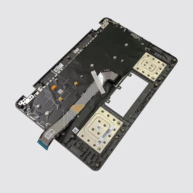 Alt view image 3 of 7 - Replacement for Lenovo Chromebook 14e Gen 2nd 82M1 82M2 Laptop Upper Case Palmrest Keyboard Assembly Part 11.6" 5M11C89153 Top Cover Grey
