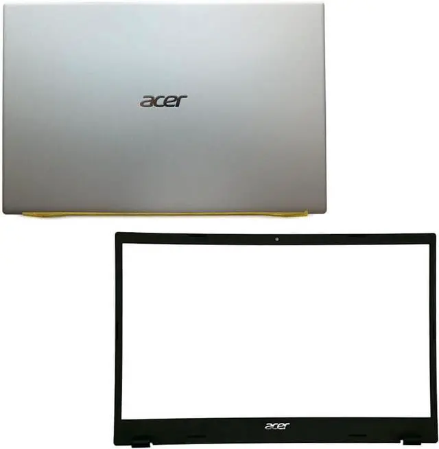 Main image of Silver LCD Back Cover Top Case Rear Lid & Front Bezel Trim Compatible with Acer Aspire 3 A315-58 N20C5 A315-58G A315-58-35VZ A315-58-33XS/350L