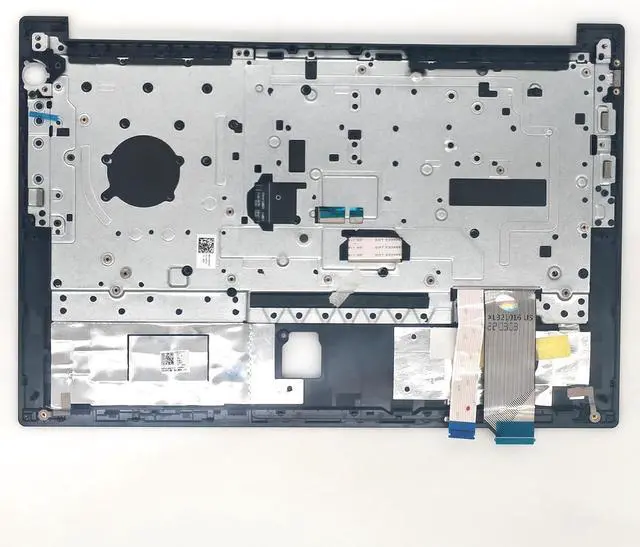 Alt view image 2 of 6 - Replacement Upper Case Palmrest for Lenovo ThinkPad E14 Gen 3 Gen 4 Series Laptop Backlit Keyboard Assembly US Layout and Fingerprints Top Cover 5M11C47603 Black