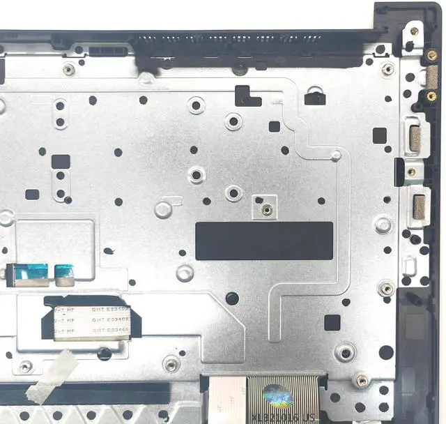 Alt view image 5 of 6 - Replacement Upper Case Palmrest for Lenovo ThinkPad E14 Gen 3 Gen 4 Series Laptop Backlit Keyboard Assembly US Layout and Fingerprints Top Cover 5M11C47603 Black