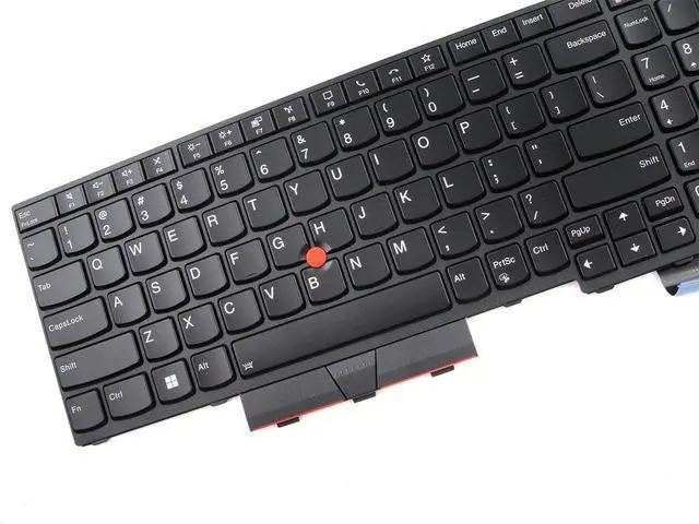 Alt view image 2 of 3 - Bayjebu Parts for Lenovo ThinkPad T15p P15v Gen 1 2 3 Keyboard US English Backlit Black 5N20X22916