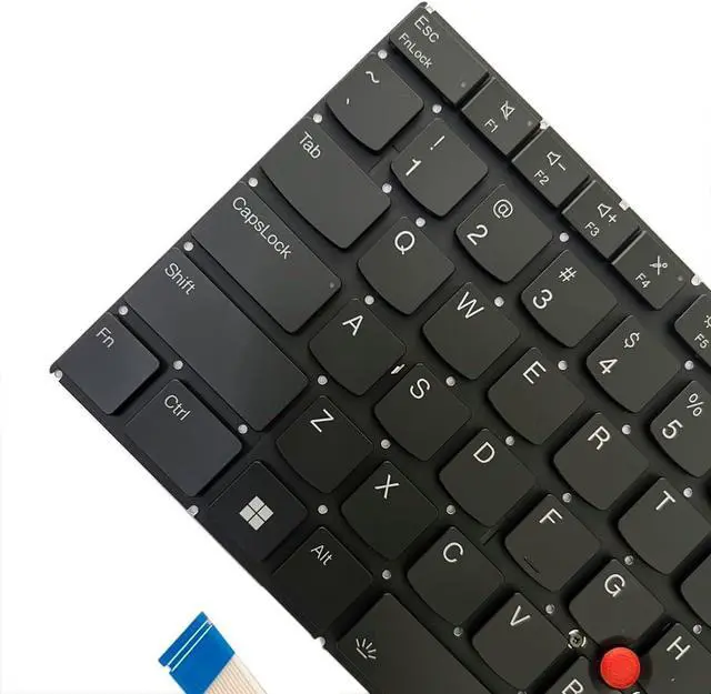 Alt view image 7 of 7 - ZAHARA Keyboard Backlight (Black) Replacement for Lenovo ThinkPad T14s Gen 3 21BR 21BS US SN21D68484