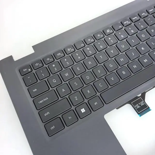 Alt view image 3 of 5 - Replacement Upper Case Palmrest for Dell Latitude 3440 E3440 Series Laptop Non-Backlit Keyboard Assembly Top Cover R2DCD 0R2DCD Gray