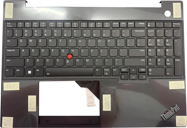 Main image of Compatible for Thinkpad E16 Gen 1 Palmrest US Keyboard Bezel W/US Backlit 5M11L65383