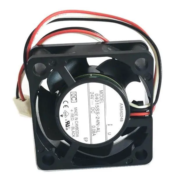 Alt view image 5 of 5 - Laptop Parts 24V Fan for NMB 04015SS-24N-AL 4015 0.08A 4CM Cooling 1606KL-05w-b59 1606KL-05w-b49 1606KL-05w-b39 04015SS-24m-AL(04015SS-24N-AL)