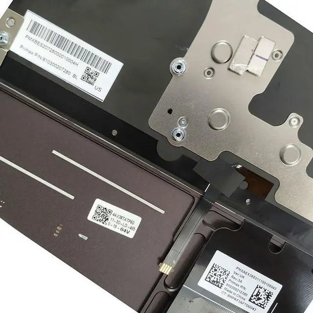 Alt view image 6 of 6 - OEM HP Spectre X360 15-DF TPN-Q213 UK/US Laptop Keyboard with Brown Palmrest and Backlight Accessories(UK)