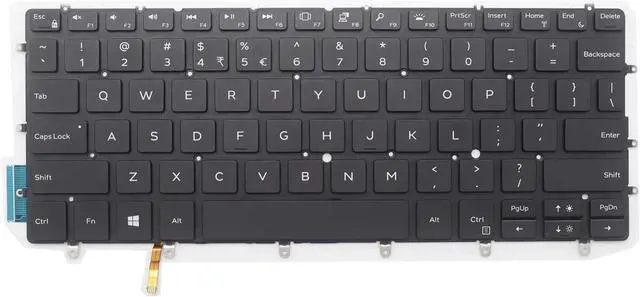 Alt view image 3 of 4 - New Replacement Laptop Keyboard for Dell XPS 13 9370 9380 13-9370 13-9380 9380-7660SLV-PUS P82G XPS 13 7390 (Not for 7390 2-in-1) Backlit US 3CM18 03CM18 NSK-EN0BC