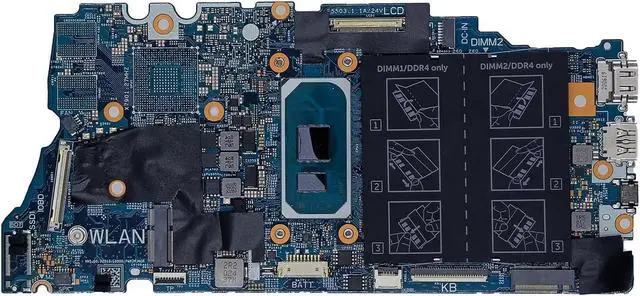 Alt view image 3 of 7 - Replacement for Dell Inspiron 7500 2-in-1 Motherboard Hellcat 15MS ICL 8L 19789-1 System Board i7-1065G7 Processor 0DG9M2 DG9M2