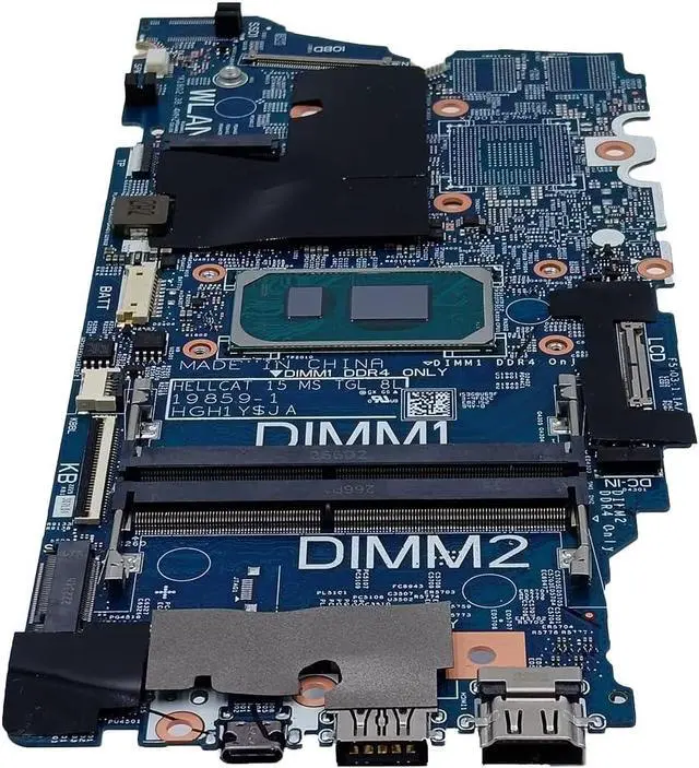 Alt view image 4 of 7 - Replacement for Dell Inspiron 7506 2-in-1 Motherboard Hellcat 15 MS TGL 8L 19859-1 System Board i7-1165G7 Processor 0VK62X VK62X