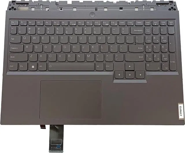 Main image of Replacement Laptop Upper Case Palmrest RGB Backlit Keyboard Touchpad Assembly Part for Lenovo Legion 5 Pro 16 5CB1H18356 5CB1H18382 5CB1F37738 5CB1F38518