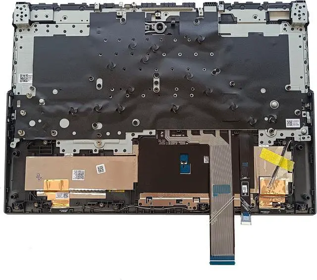 Alt view image 2 of 7 - Replacement Laptop Upper Case Palmrest RGB Backlit Keyboard Touchpad Assembly Part for Lenovo Legion 5 Pro 16 5CB1H18356 5CB1H18382 5CB1F37738 5CB1F38518