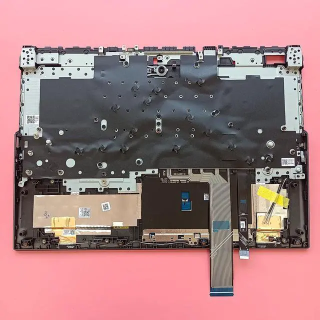 Alt view image 6 of 7 - Replacement Laptop Upper Case Palmrest RGB Backlit Keyboard Touchpad Assembly Part for Lenovo Legion 5 Pro 16 5CB1H18356 5CB1H18382 5CB1F37738 5CB1F38518
