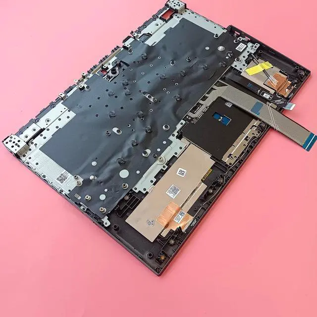 Alt view image 7 of 7 - Replacement Laptop Upper Case Palmrest RGB Backlit Keyboard Touchpad Assembly Part for Lenovo Legion 5 Pro 16 5CB1H18356 5CB1H18382 5CB1F37738 5CB1F38518