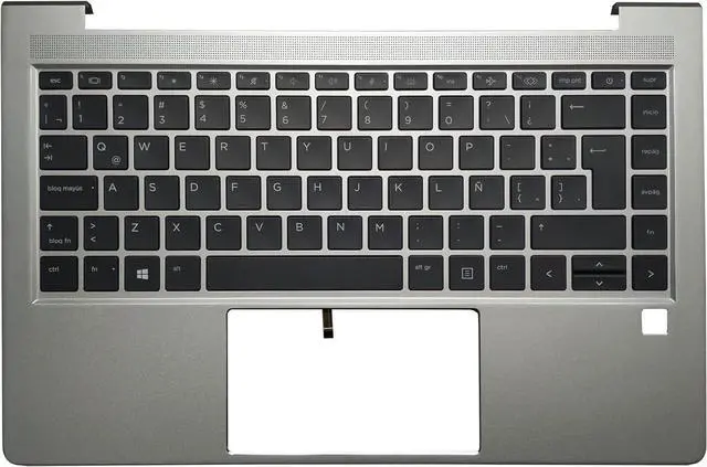 Main image of Laptop Keyboard Compatible for HP ProBook 14 440 G8 445 G8 M23770-001 M23769-001 4BX8QTA00A0 M23769-001 Latin Layout Backlit with Palmrest Upper Cover Case with SD Hole