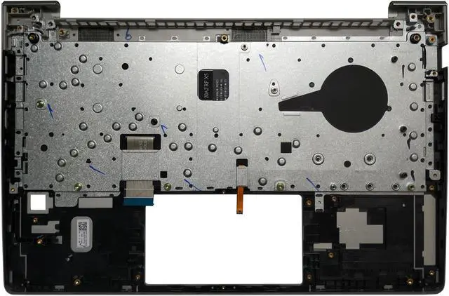 Alt view image 4 of 4 - Laptop Keyboard Compatible for HP ProBook 14 440 G8 445 G8 M23770-001 M23769-001 4BX8QTA00A0 M23769-001 Latin Layout Backlit with Palmrest Upper Cover Case with SD Hole