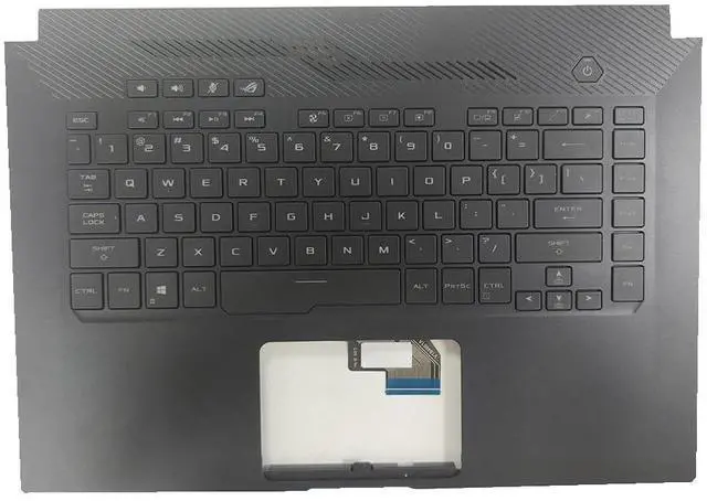Main image of Laptop PalmRest&Keyboard for ASUS ROG Zephyrus G GA502D GA502DU Black Top Case Black United States US QWERTY Backlit Keyboard