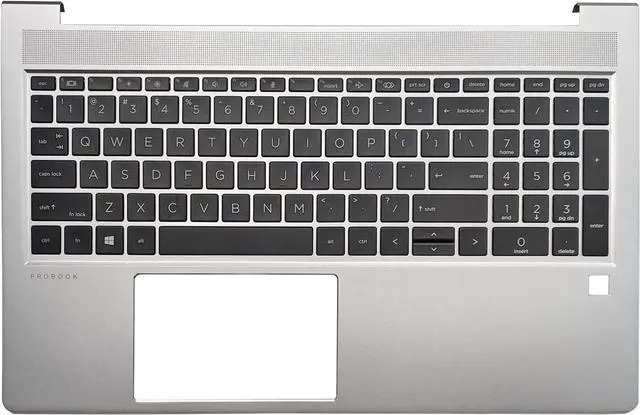 Main image of Laptop US Keyboard Compatible for HP ProBook 450 G10 Palmrest Upper Cover Case No Backlit N43875-001 N43874-001 4BX8TTATP80
