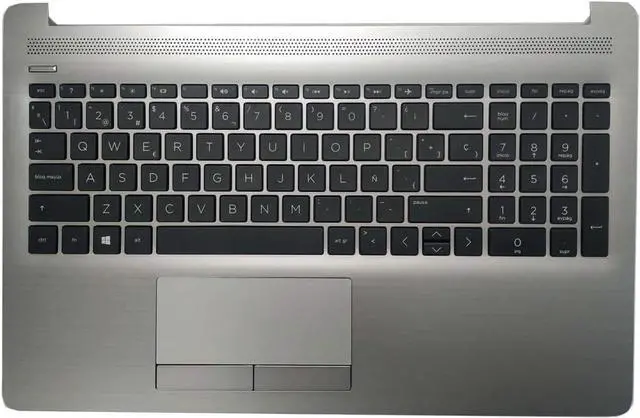 Main image of New Spanish Keyboard for HP 15-DA 15-DB 15T-DA 15T-DB TPN-C135 TPN-C136 250 G7 255 G7 with Palmrest Upper Cover Case