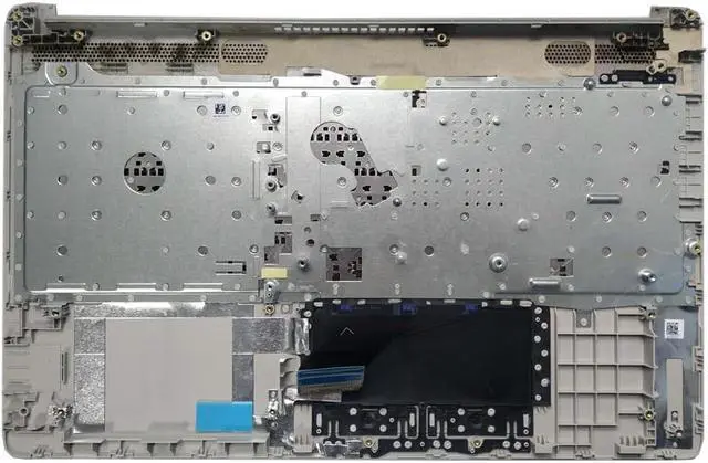 Alt view image 2 of 2 - New Spanish Keyboard for HP 15-DA 15-DB 15T-DA 15T-DB TPN-C135 TPN-C136 250 G7 255 G7 with Palmrest Upper Cover Case