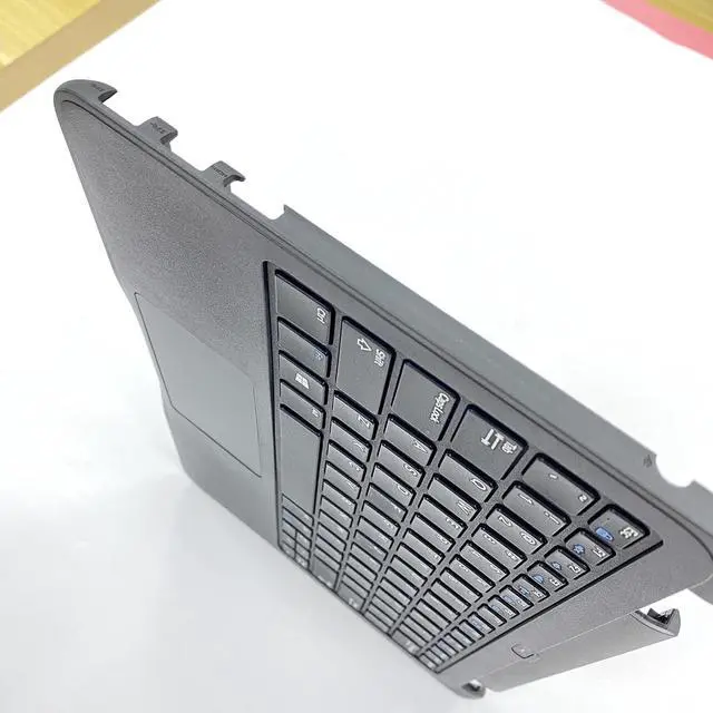 Alt view image 4 of 7 - Replacement Laptop Upper Case Palmrest Keyboard Touchpad Assembly Part for Dell Latitude 11 3190 00H122 0H122 Black