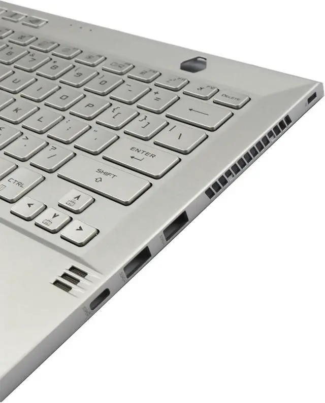 Alt view image 4 of 7 - BestParts White Palmrest Top Cover & Backlit Keyboard Compatible with ASUS ROG Zephyrus G14 GA401I GA401Q 14" Laptop, P/N 90NR03F2-R31US2