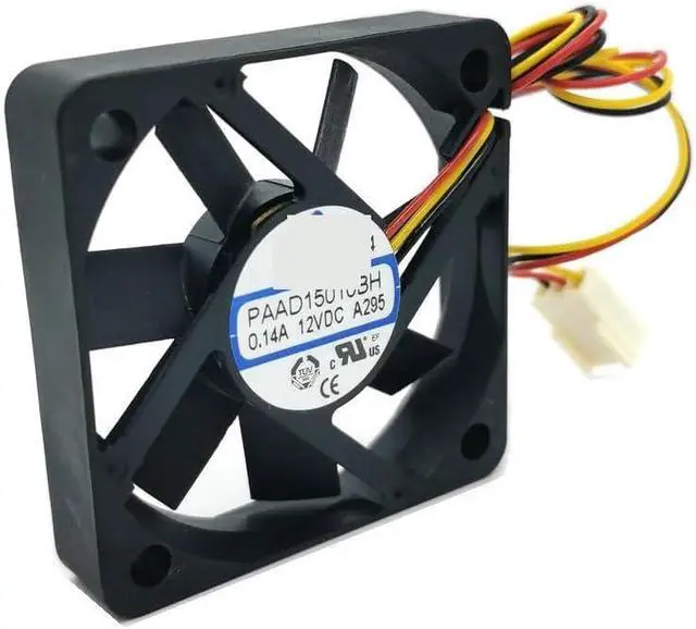 Alt view image 4 of 6 - PAAD15010BH 5010 12V 0.14A 3wire Cooling Fan 50 * 50 * 10mm
