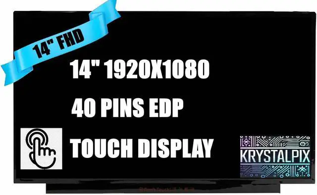 Main image of New KrystalPix LCD Display FITS- Replacement Touch LCD for Acer Chromebook Plus 514 CB514-4HT-359X 14" FHD LCD 40 pins Display Panel HD 1920X1080 (Only for Touch)