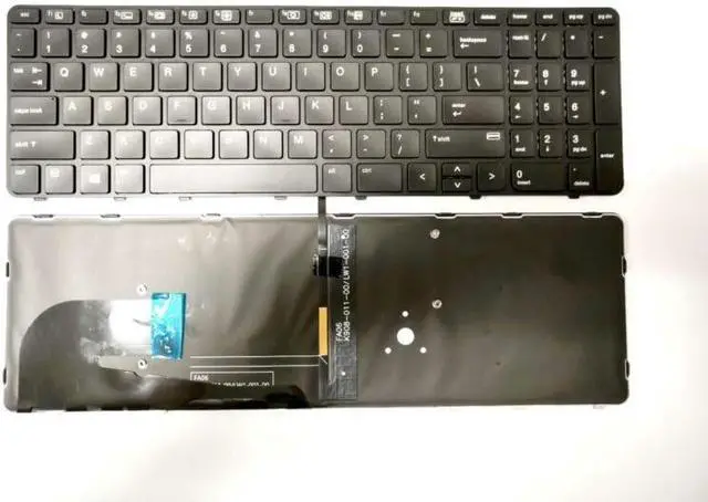 Main image of New Black US Backlit Keyboard for HP EliteBook 821157-001 821195-001 SN9145BL Laptop US