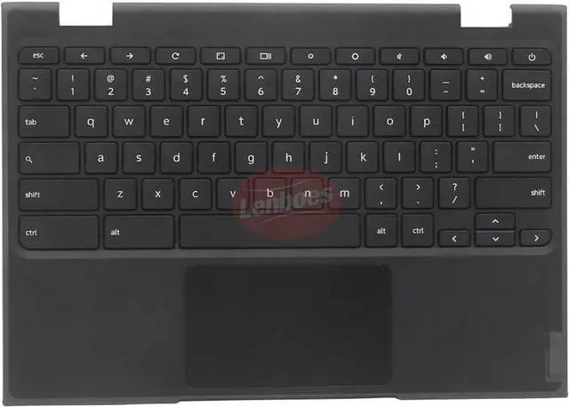 Main image of Laptop Palmrest Upper Case Top Cover with US Keyboard Touchpad Assembly Replacement for Lenovo 100e Chromebook 2nd Gen MTK 2 82Q3 5CB1E21835