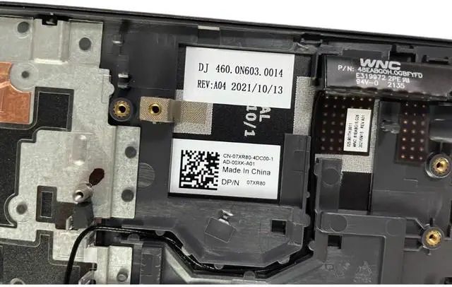 Alt view image 3 of 3 - New for Vostro 14 5410 V5415 Laptop Upper Case Keyboard Cover Plamrest C Lid W/O Backlight US 07XR80 7XR80