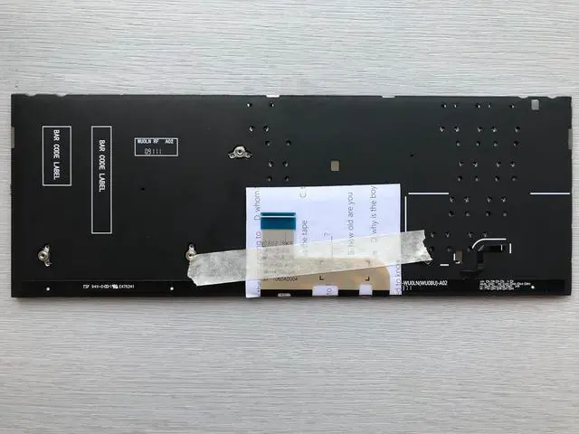 Alt view image 2 of 2 - Original New for Asus ZenBook UX333 UX333F UX333FA UX333FN US Backlit Keyboard US Backlit Blue (Blue)