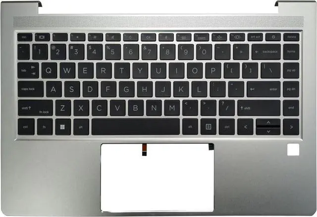 Main image of Laptop Replacement Keyboard Compatible for HP Elitebook 640 G10 US Layout with Palmrest Upper Cover Backlit N45429-001 JER4BX8TTATP40