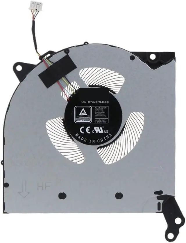 Alt view image 5 of 6 - Laptop Parts Laptop CPU Cooling Fan Cooler Notebook PC for AVC Model BAPA0909R1HY001 BAPA0909R1HY002 DC10V(GPU Fan 10V)