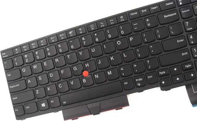 Alt view image 3 of 3 - Parts for Lenovo ThinkPad P15v Gen 1 2 3 Keyboard US-English Backlit 5N20X22880