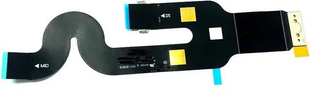 Alt view image 2 of 3 - FHD NTS LCD Screen Cable Display Cable Video Line Wire Touch Replacement for DELL XPS 14 9440 IDP41 0J370Y LF-M894P DA30001YX12 (White)