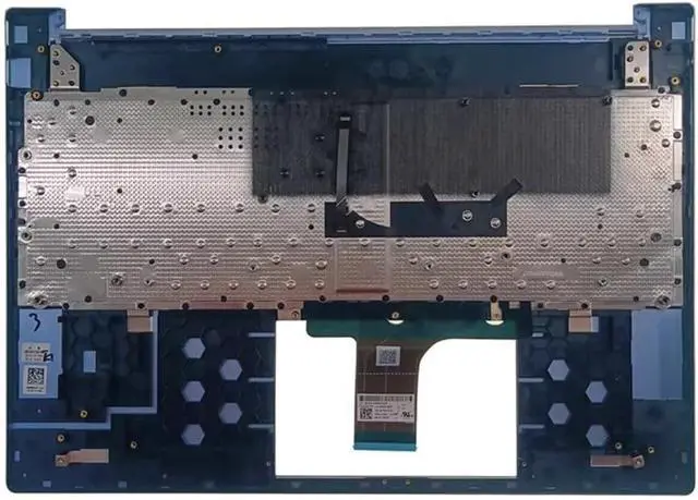 Alt view image 2 of 2 - Bayjebu Parts for HP Pavilion 16-AF 16-AG 16.0" Palmrest Keyboard Bezel with US-English Backlit Keyboard Blue N95996-001