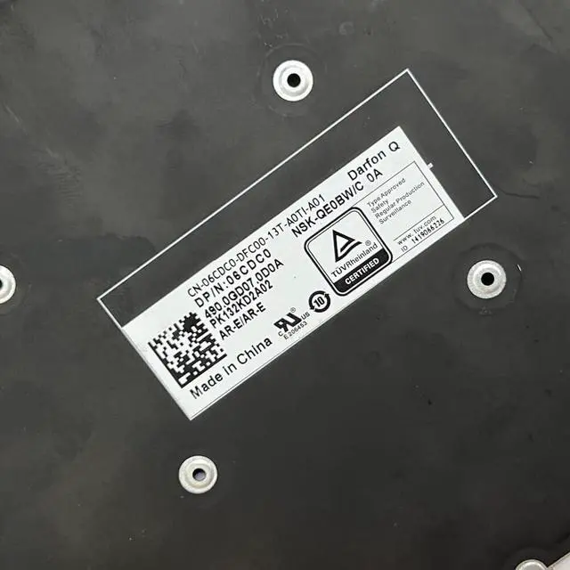 Alt view image 2 of 3 - US Backlit Keyboard Backlight Black Replacement for DELL Inspiron 7490 Vostro 5390 5391 5490 5590,Latitude 3301 3410