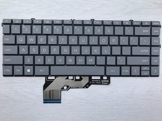 Main image of Original New for HP Envy x360 2-in-1 Laptop 15-FH 15-fh0023dx 15-fh0013dx 15.6" US Soft Grey Keyboard Backlit