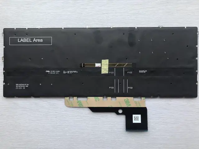 Alt view image 2 of 2 - Original New for HP Envy x360 2-in-1 Laptop 15-FH 15-fh0023dx 15-fh0013dx 15.6" US Soft Grey Keyboard Backlit