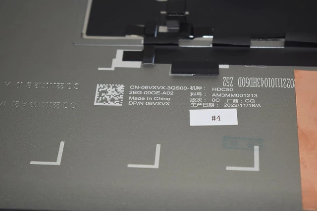 Alt view image 6 of 6 - 06VXVX 6VXVX New Bottom D Cover Lower Case for Precision 7670 M7670 (Gray)