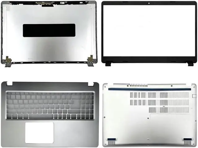 Alt view image 2 of 3 - Fit for Acer Aspire 5 A515-43 A515-52 LCD Back Cover Bezel palmrent Bottom Case(Bezel Cover Black)