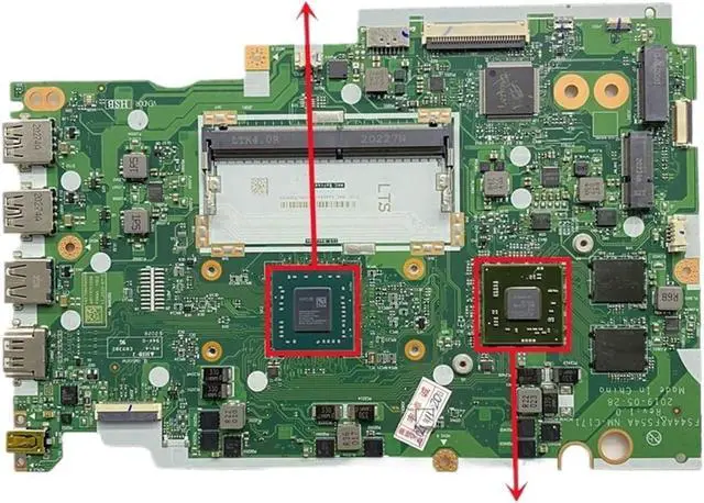 Alt view image 3 of 5 - C171 with A4 A6 A9 CPU for S145-14AST S145-15AST Laptop Motherboard 5B20S41905 5B20S41903 5B20S41893(A4-9125U CPU UMA)