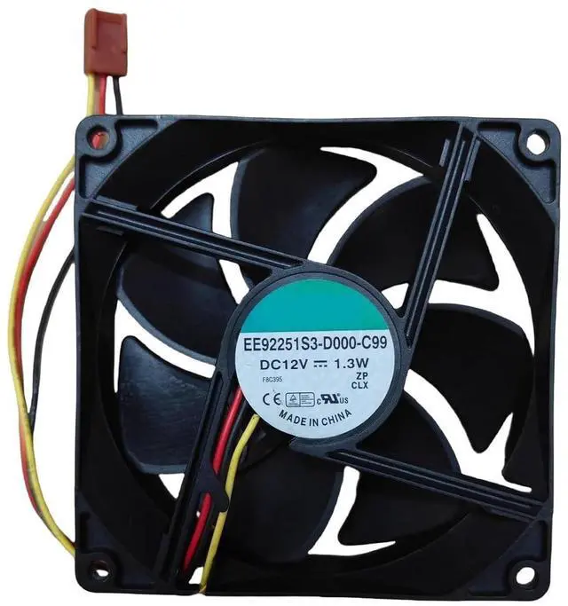 Main image of for SUNON EE92251S3-D000-C99 12V 1.3W 92x92x25mm Magnetic Levitation Quiet Fan for 2200RPM 39CFM 28dBA Easy to Replace